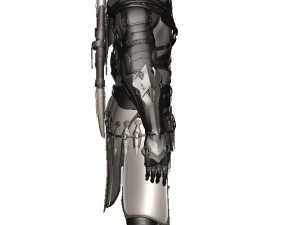 Man Assassin Fighter 3D Model
