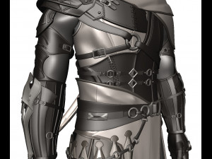 Man Assassin Fighter Modelo 3D
