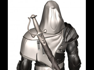 Man Assassin Fighter Modelo 3D
