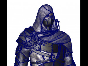 Man Assassin Fighter Modelo 3D