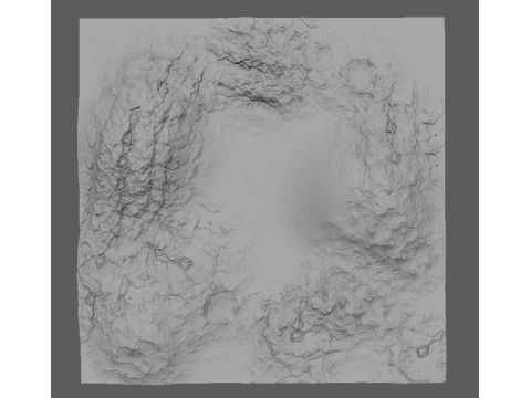 Mountains Terrains 3D Model
