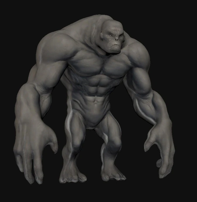 Monster 3D Model .c4d .max .obj .3ds .fbx .stl .blend 