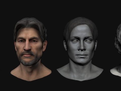 Heads 3Dモデル
