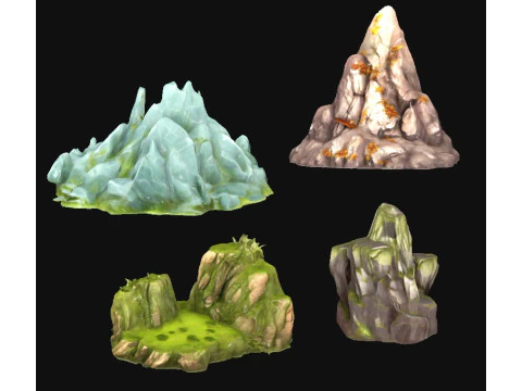 Камені для ігор 3D Модель