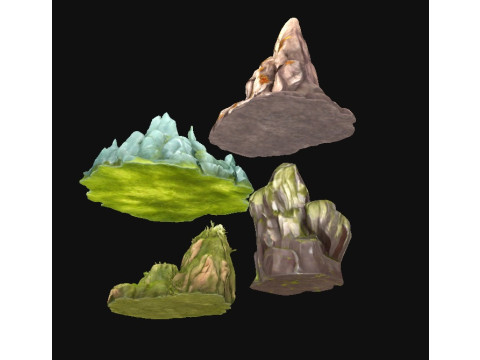 Rocks For Games 3D Model