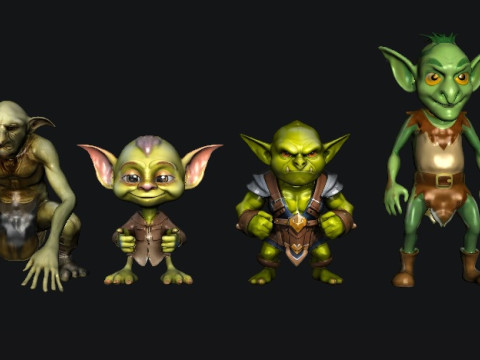 Goblins Character 3Dモデル