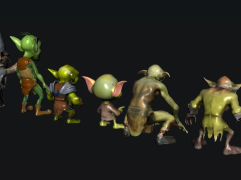 Goblins Character Modelo 3D