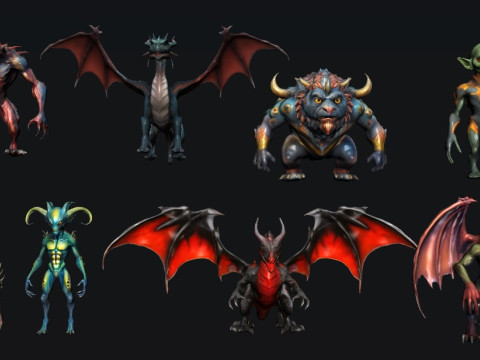Creature Fantazy 3Dモデル