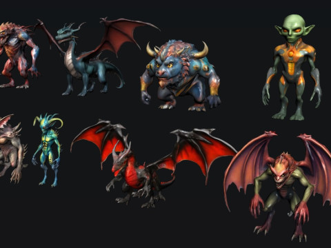Creature Fantazy 3Dモデル