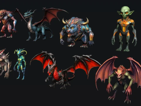 Creature Fantazy 3D Model