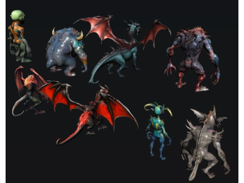 Creature Fantazy 3Dモデル