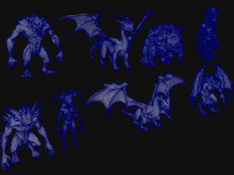 Creature Fantazy 3D Model