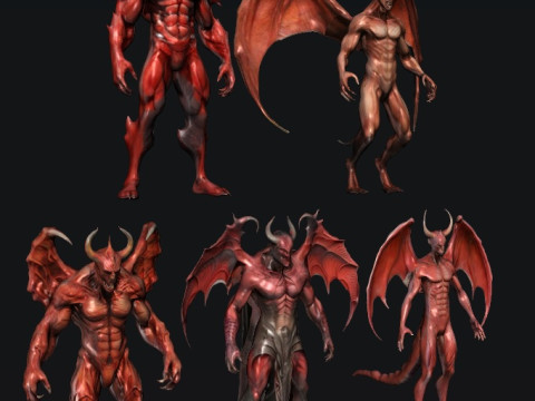 Devils Pack Model 3D