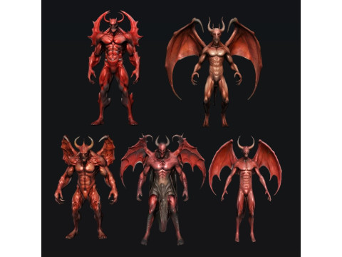 Devils Pack 3D Model