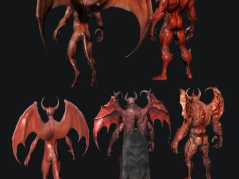 Devils Pack 3D Model