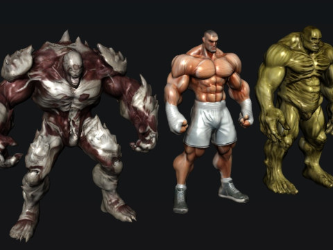 Fighters Model 3D