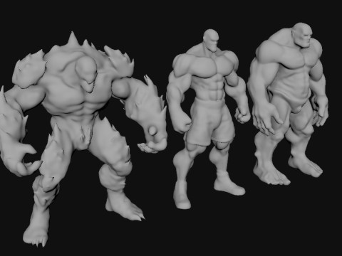Fighters 3D Модель