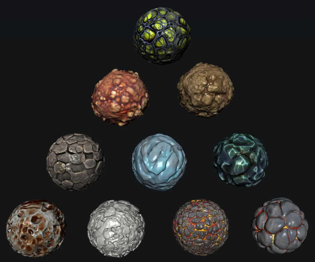 Esferas Modelo 3D .c4d .max .obj .3ds .fbx .stl .blend 