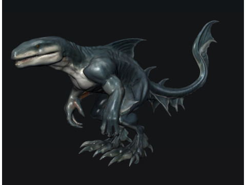 Shark Fantasy Creature 3Dモデル