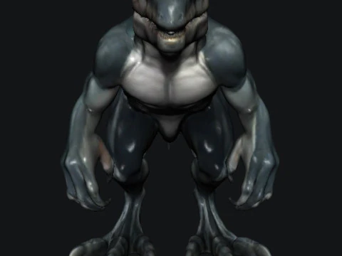 Shark Fantasy Creature 3D Model