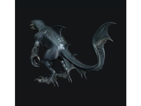 Shark Fantasy Creature 3Dモデル