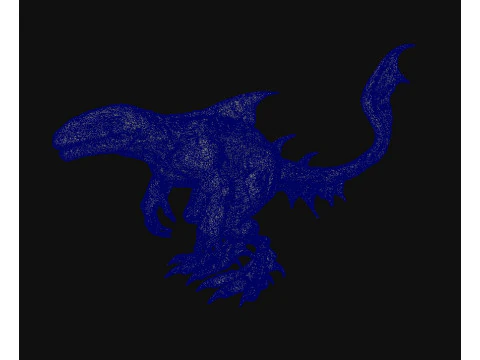 Shark Fantasy Creature 3D Model