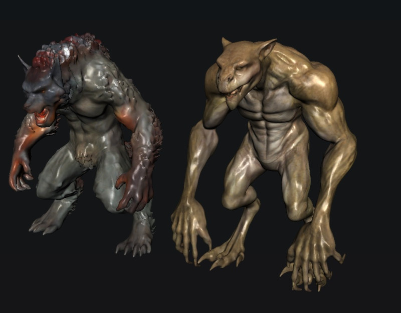 Monster Creatures 3Dモデル .c4d .max .obj .3ds .fbx .stl .blend 