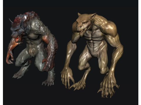 Monster Creatures 3Dモデル