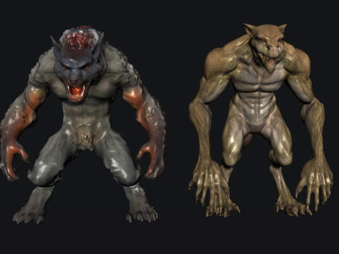 Monster Creatures 3Dモデル