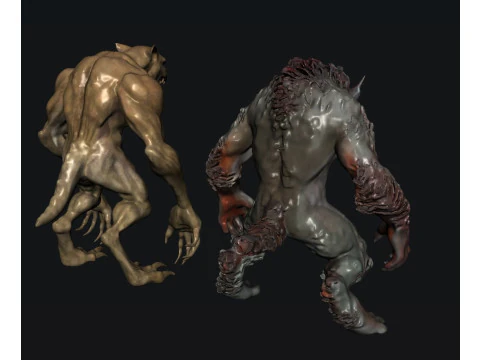 Monster Creatures 3D Model