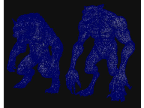 Monster Creatures 3Dモデル