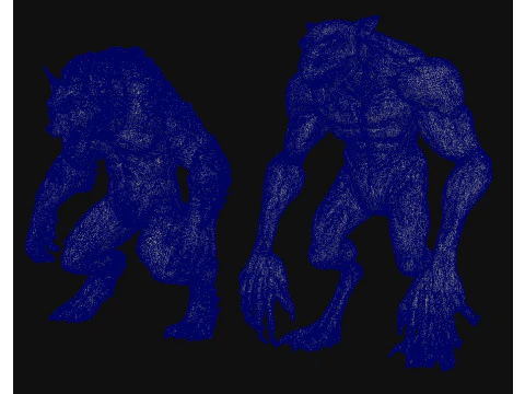 Monster Creatures 3D Model