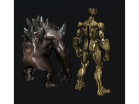 Monster Creatures 3D Model