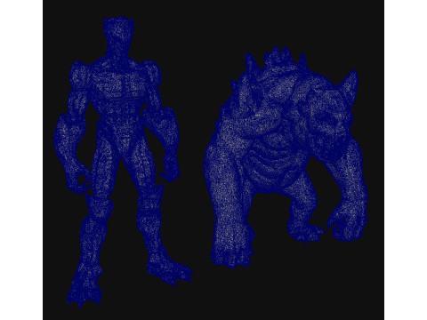 Monster Creatures 3Dモデル