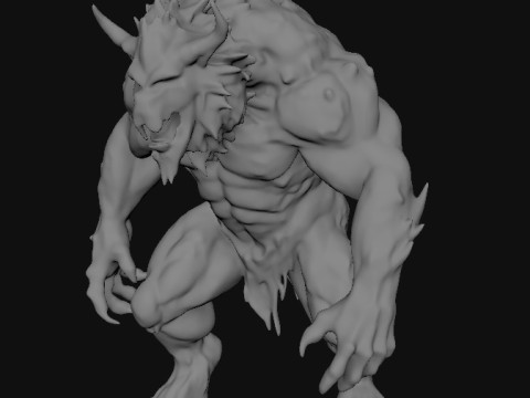 Beast Monster Model 3D