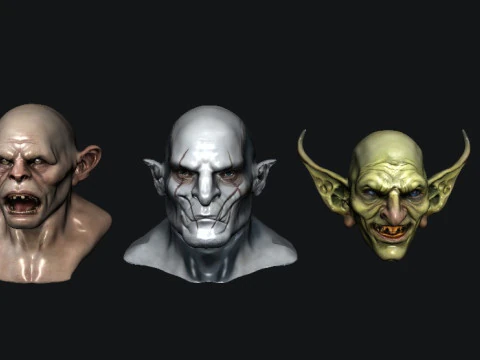 Capo Mostro Modello 3D