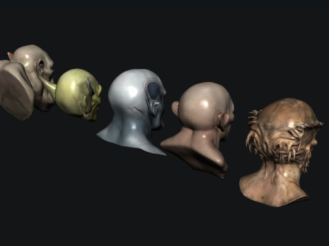 Head Monster Modello 3D