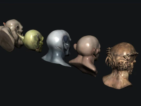 Head Monster 3D Model