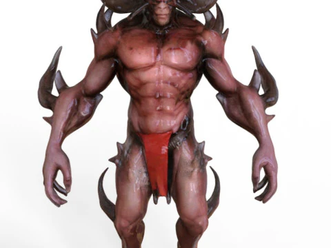 Диявольська істота 3D Модель