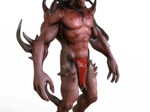 悪魔の生き物 3Dモデル