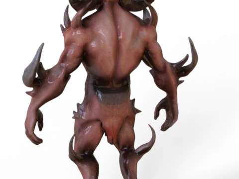 悪魔の生き物 3Dモデル