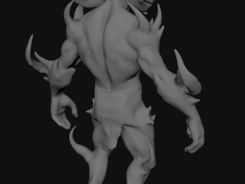 悪魔の生き物 3Dモデル