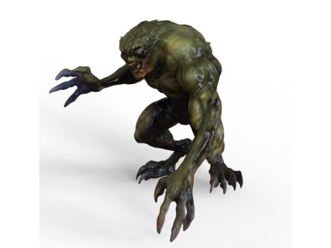 Monster Creature Model 3D