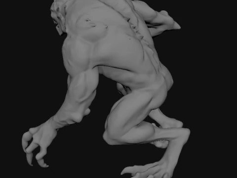 Monster Creature 3D Model