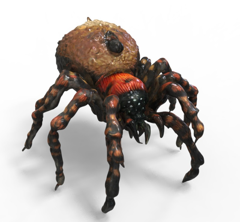 Spider Creature 3Dモデル .c4d .max .obj .3ds .fbx .stl .blend 
