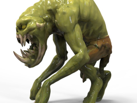 Monster Creature Model 3D