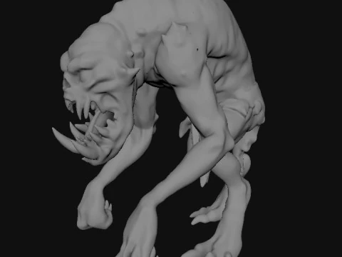 モンスタークリーチャー 3Dモデル