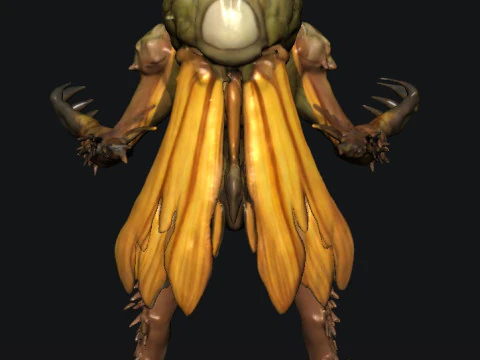 Monster Fly 3D Model