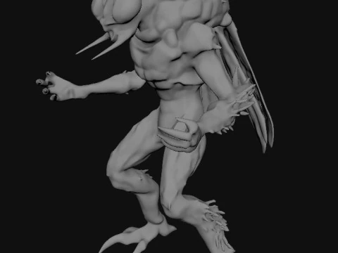 Monster Fly 3D Model