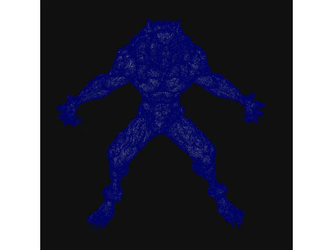 Monster Wolf 3D Model